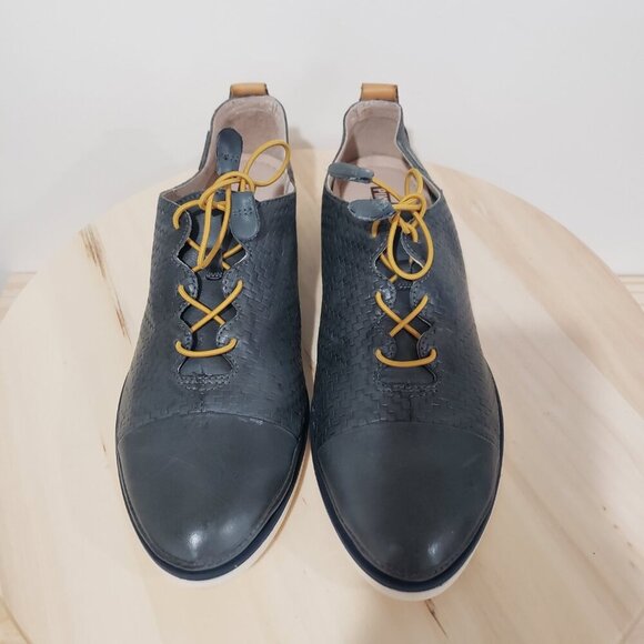 Pikolinos Oxford Shoes Women's Size 41 Navy Blue Lace up Classic Casual Academia - Picture 7 of 13
